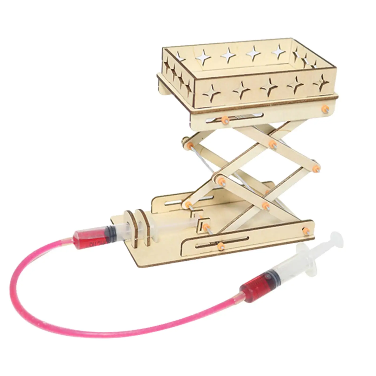 Stem Science Kits Hydraulic Lift Table Model Science Experiment for Development Toy Children Beginners Creative Gift Teens