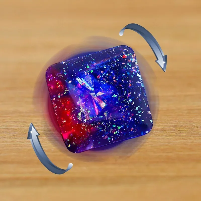 Flip Gems Finger Gyro Desktop Energía cinética Vent Descompresión Juguete Fidget Spinner Estrella Constelación para Juguete de Escritorio para Adultos - imagen 5