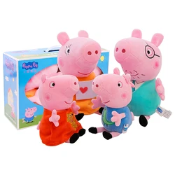Peluches suaves de Peppa Pig: set familiar con George, mamá y papá