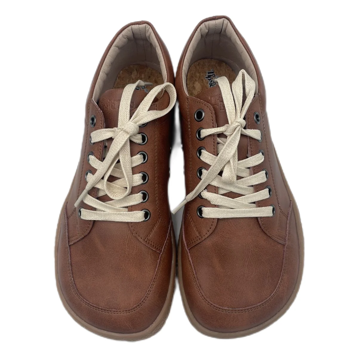 Tipsietoes 2025 zapatillas de deporte de cuero descalzo para mujeres y hombres, planas, suaves y finas, suela caída cero, puntera más ancha, peso ligero y Flexible - imagen 5