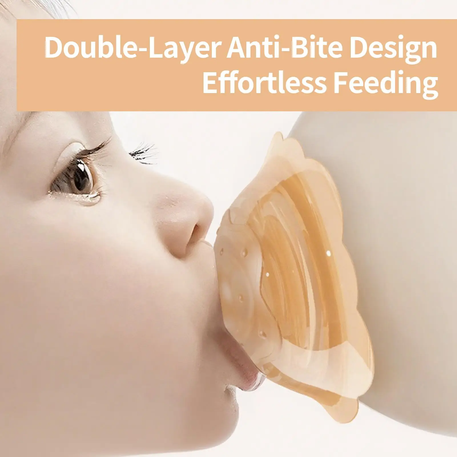 Protector para pezones de lactancia, cubiertas para pezones para lactancia, protección reutilizable, cuidado calmante, previene picaduras de bebé para mujeres - imagen 3