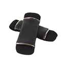 black shoulder pads