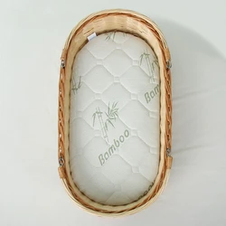 Cesta moisés cambiador con funda suave y colchón para bebé