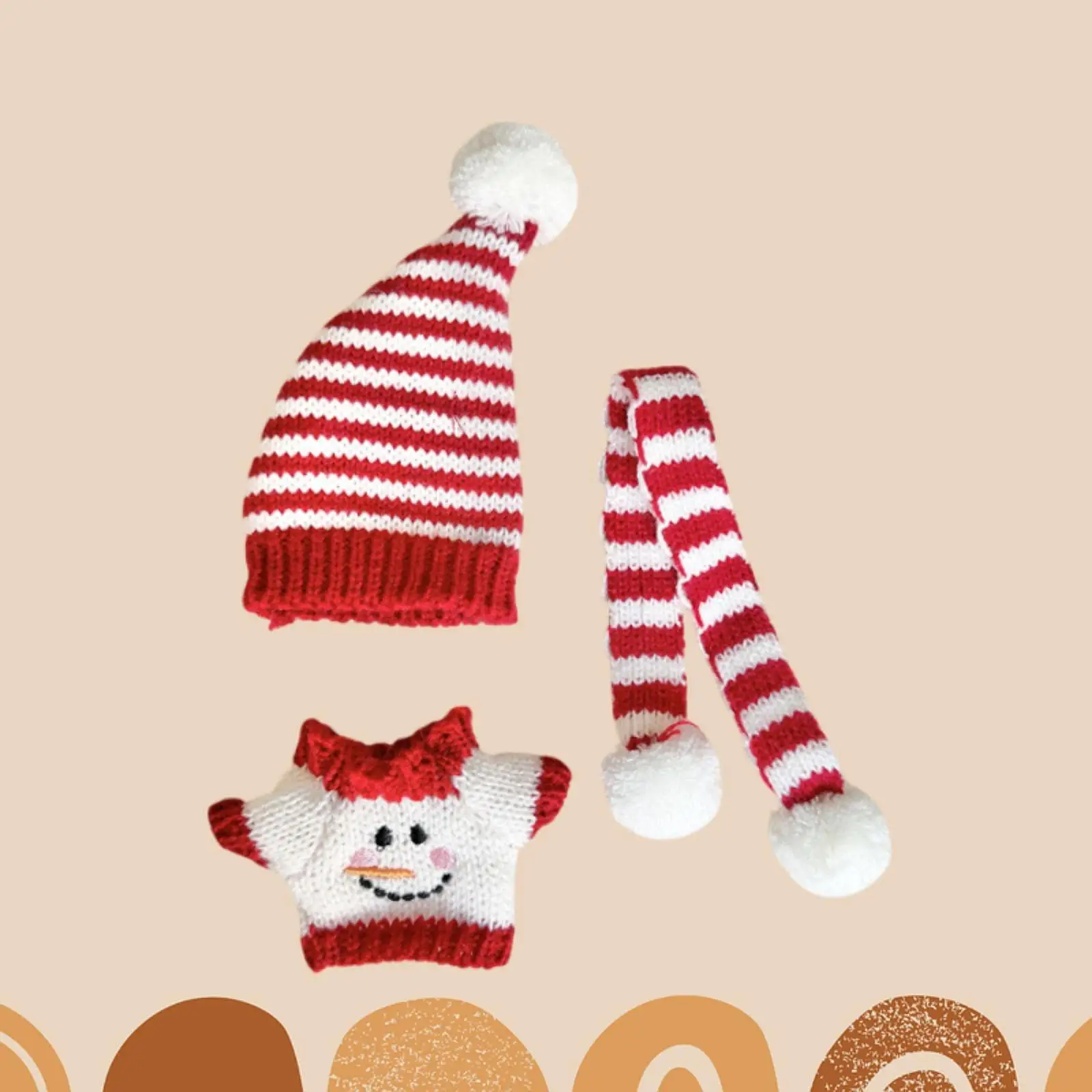 Muñeca suéter llavero decoración para niños regalo de cumpleaños ropa para 17cm - imagen 2