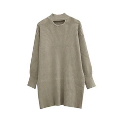 Jersey premamá tejido – Cómodo y holgado para otoño e invierno