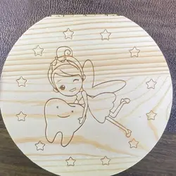Caja de madera para dientes de bebé – Guarda cordón umbilical