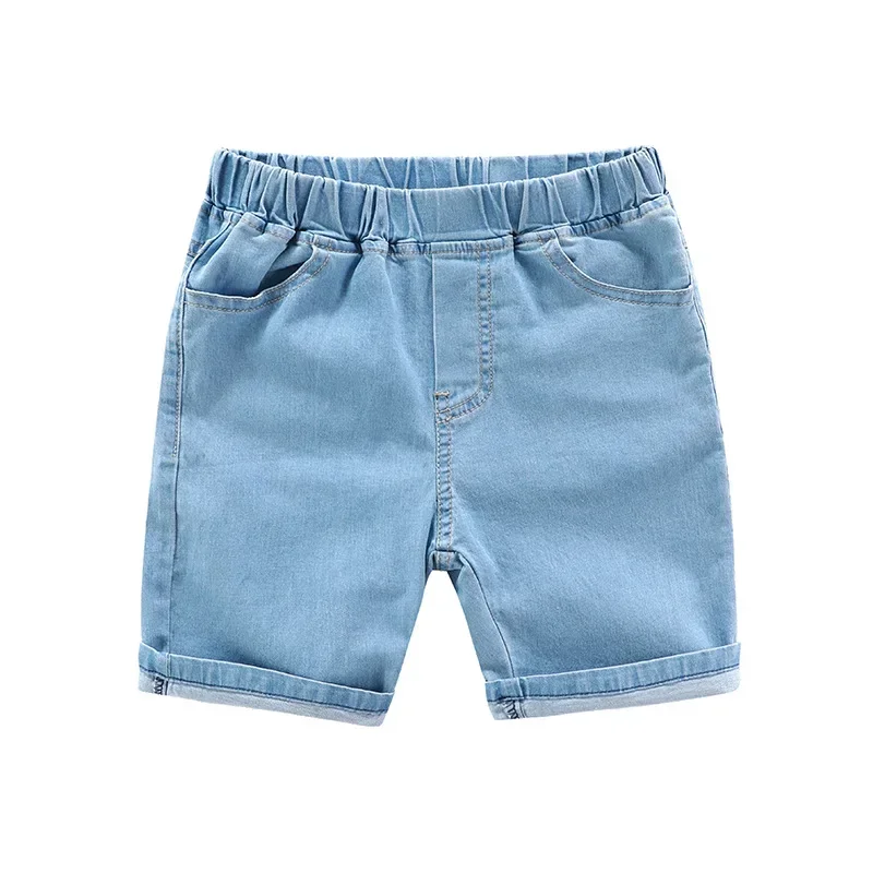 Pantalones cortos de mezclilla para niños, 1 piezas, ropa informal para adolescentes, regalos para niños - imagen 2