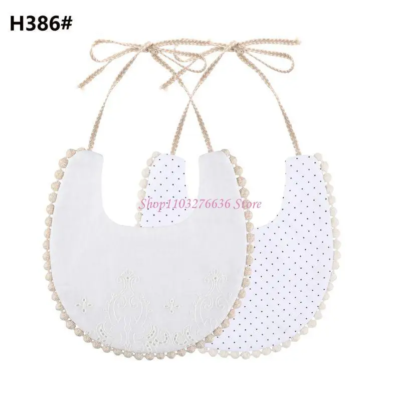 Babero bandana reversible para bebé estilo campestre absorbente - imagen 3