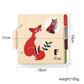 Fox Wooden Book
