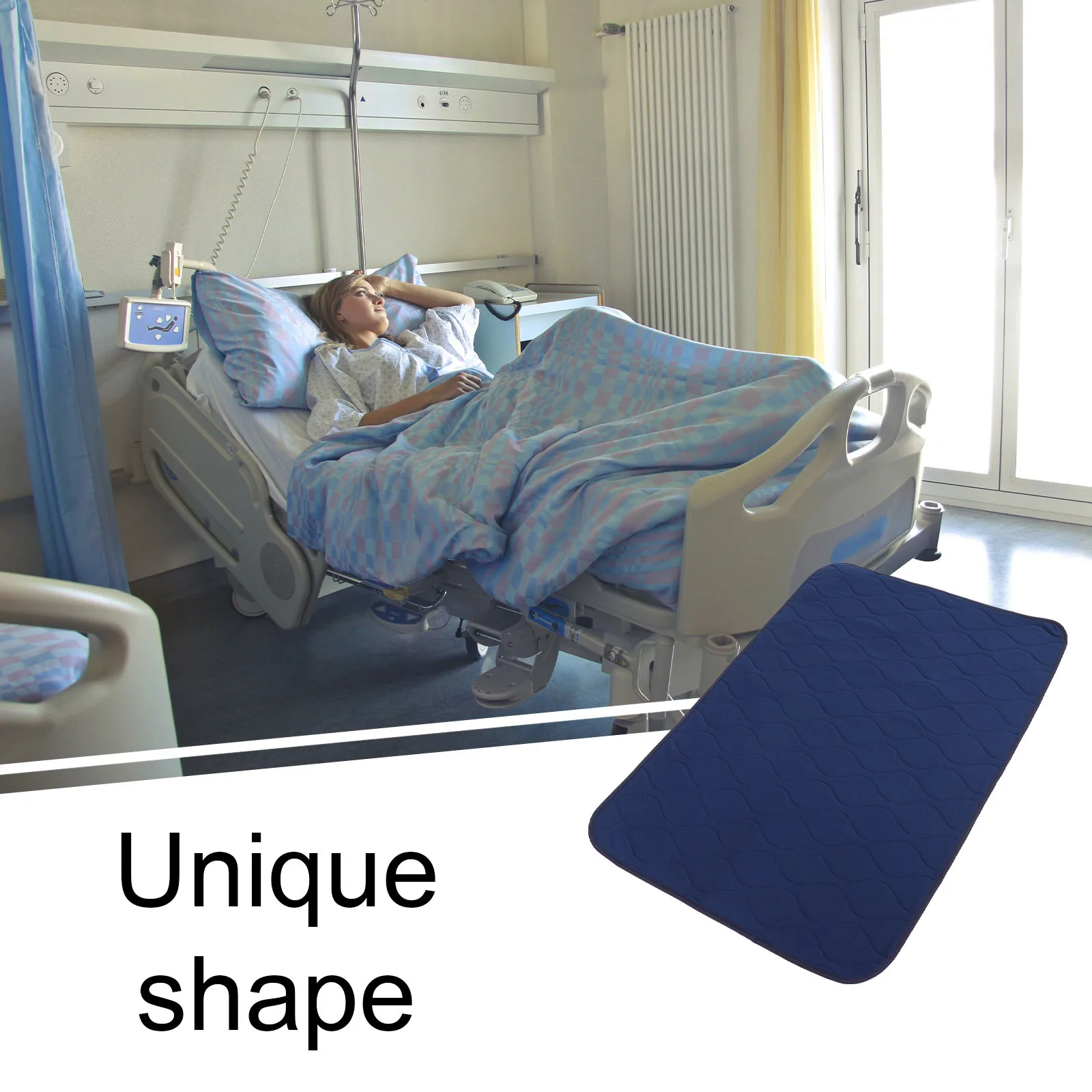 1 Uds. Cambiador lavable reutilizable para adultos, agradable a la piel, duradero, práctico cambiador para personas mayores, alfombrilla para urinario para ancianos