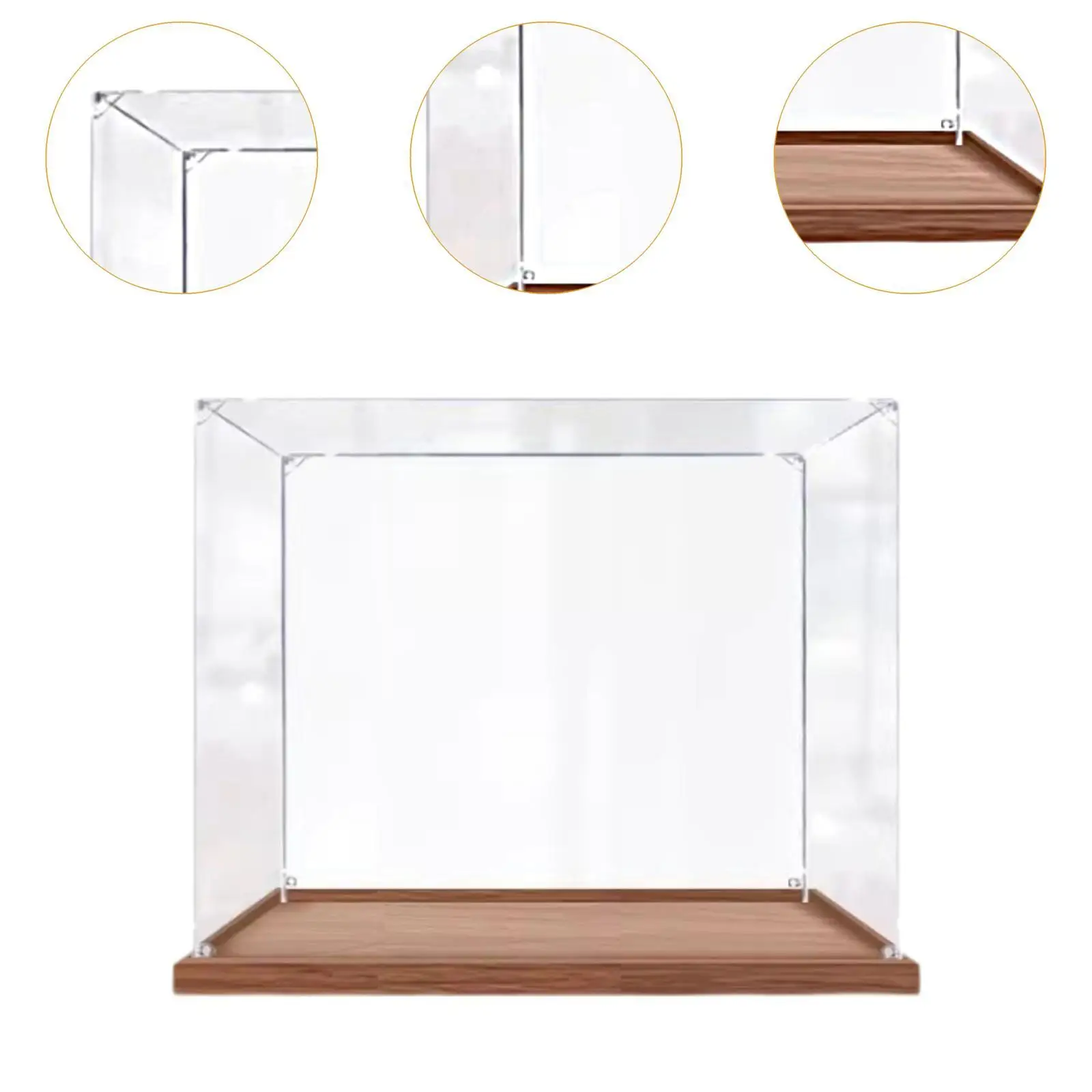 Action Figure Display Case Crafts Acrylic Display Case for Statue Shoes Toys