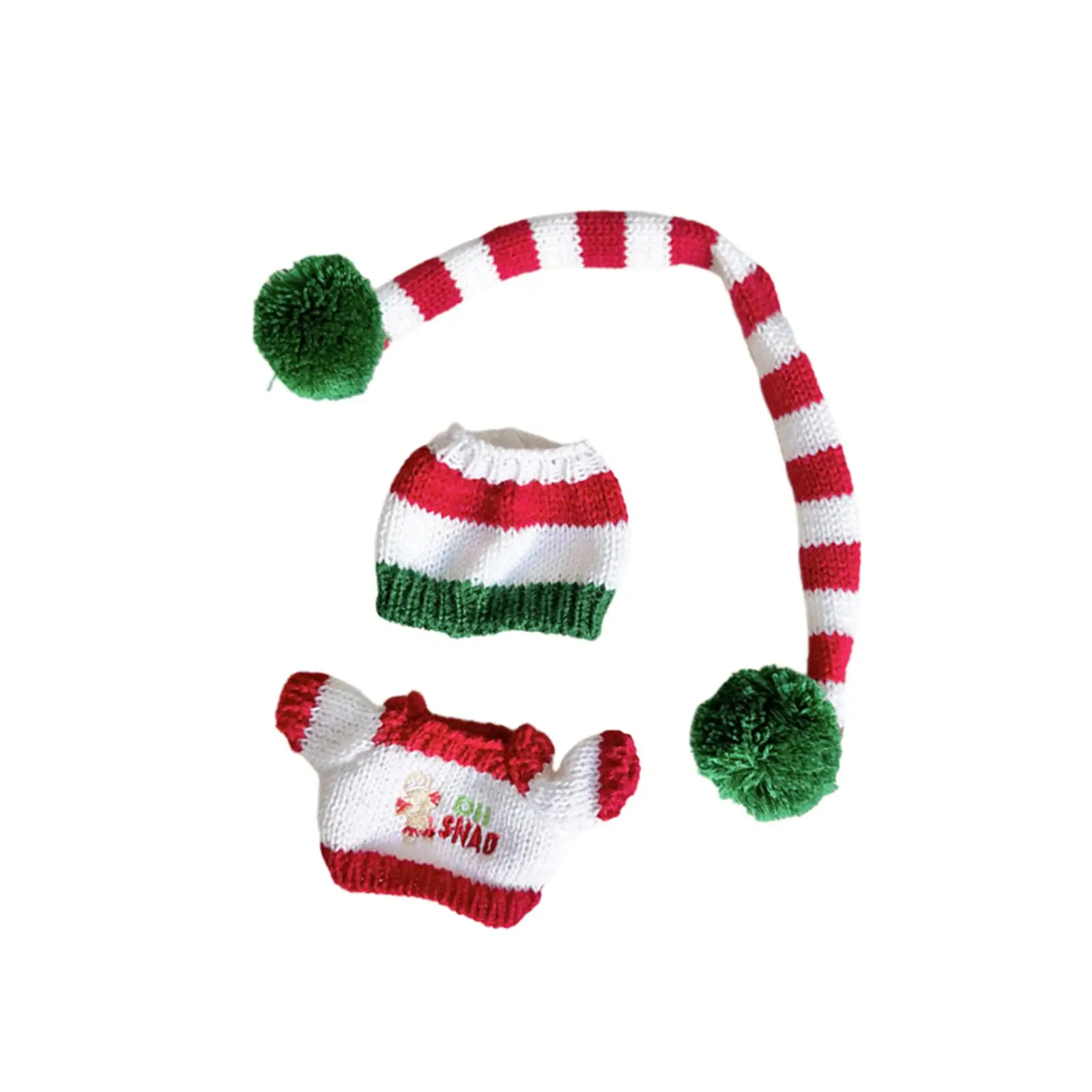 Mini Doll Apparel for Girls, Holiday Dress Up Accessories for Dolls