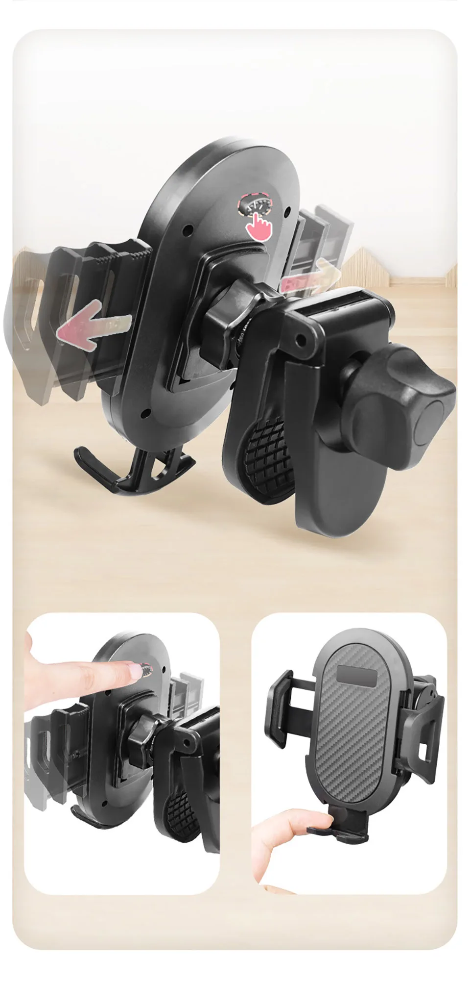 Una herramienta eléctrica de mano, que parece ser una herramienta rotativa o un tipo de dispositivo similar. Dispone de un cabezal motorizado con un husillo al que se le pueden acoplar varios accesorios para diferentes tareas, como cortar, esmerilar, lijar o pulir.