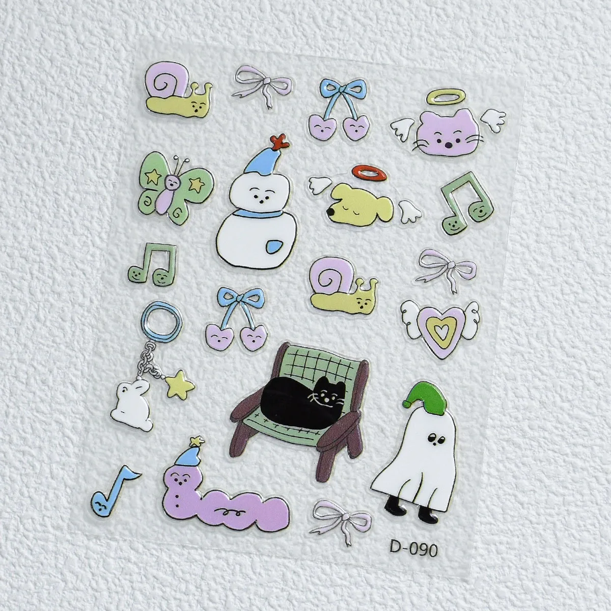 Pegatinas de silicona kawaii con diseño de perro para decorar móvil - imagen 5