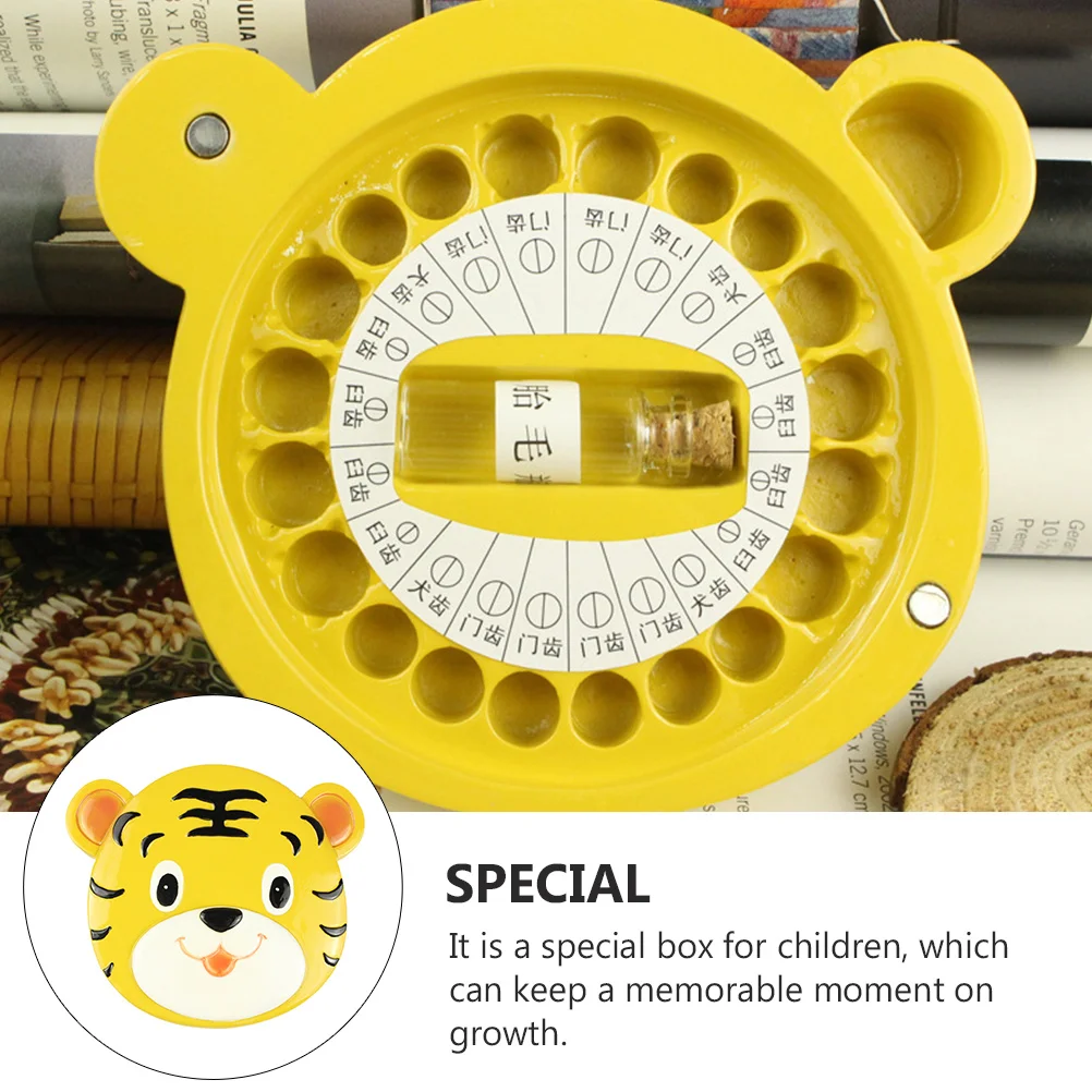 Caja de almacenamiento creativa con forma de caja para bebé, recolector de memoria para niños, grabación de dientes, regalo para ocasiones especiales, 1 Uds. - imagen 4