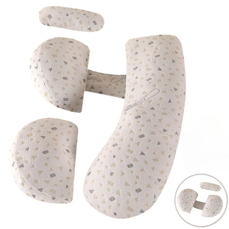 Almohada de lactancia y embarazo con apoyo lumbar multifunción