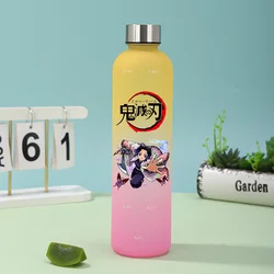 Botella Deportiva Demon Slayer con Pajita para Niños – Diseño Tanjiro