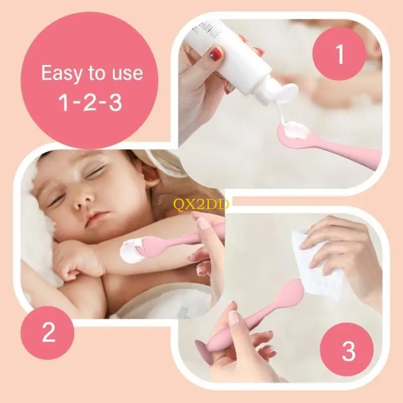 Aplicador ungüento silicona QX2D Baby Cheam Rasper Butchocks Care