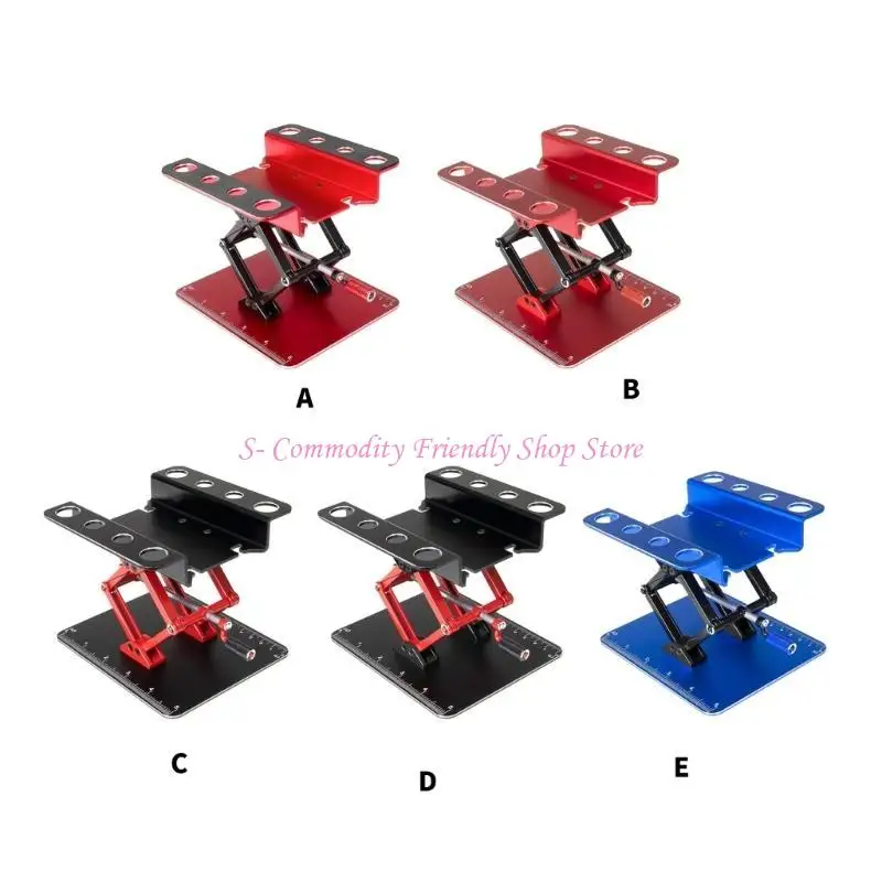 85AE SIMULADO COCHE METAL METAL STAND Reparación control remoto Modelo automóvil Modelo elevación automóviles - imagen 5