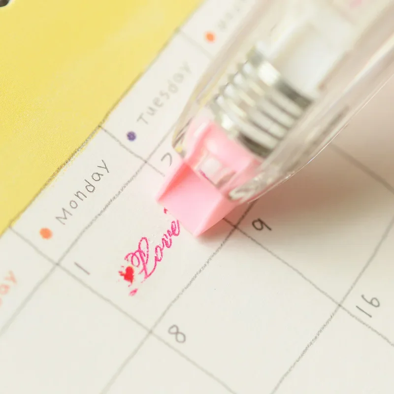 Cinta adhesiva Floral de dibujos animados, bolígrafo divertido para niños, papelería, cuaderno, diario, cintas decorativas, etiqueta adhesiva, decoración de papel para niños, juguete - imagen 4