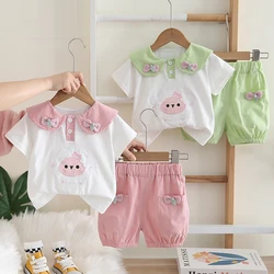 Conjunto verano para niños: camiseta manga corta y shorts - estilo casual