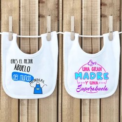 Babero infantil estampado perfecto regalo ducha recién nacido niño