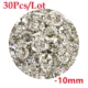 30pcs Silver clear