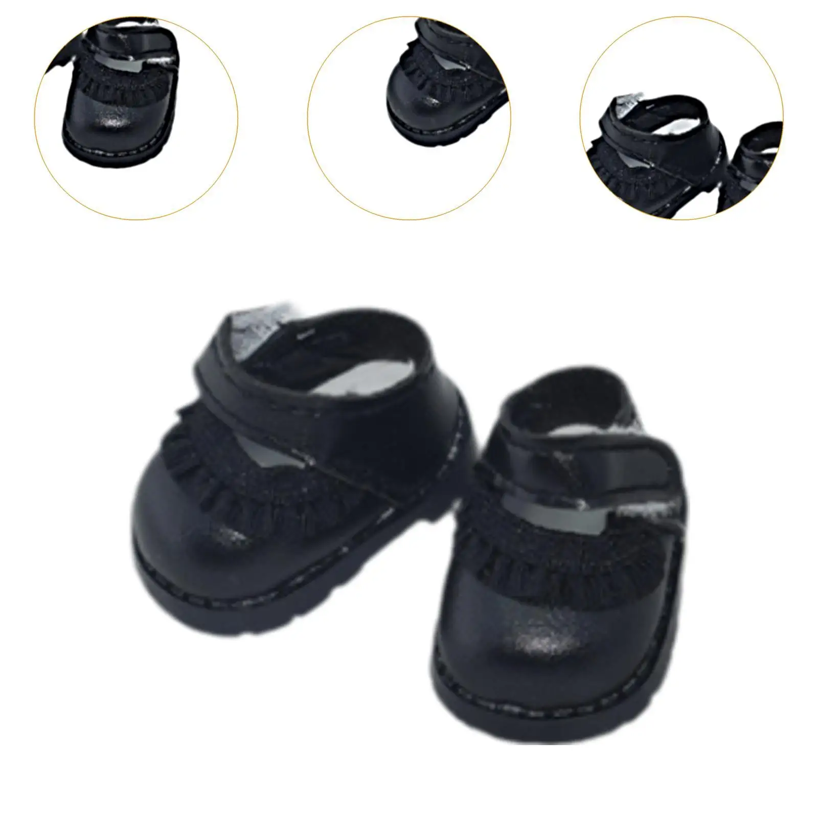 17cm Doll Shoes,Cute Doll Accessories,Doll Dress Up Toy,Girl Doll Outfits for 17cm Pendant Doll