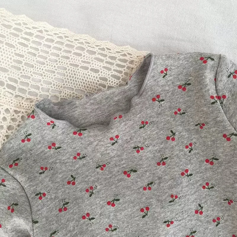 Blusa floral de algodón para niña primavera - imagen 4