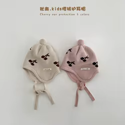 Gorros coreanos para niños, gorros de lana cálidos tejidos para niños y niñas, accesorios para niños, Otoño Invierno
