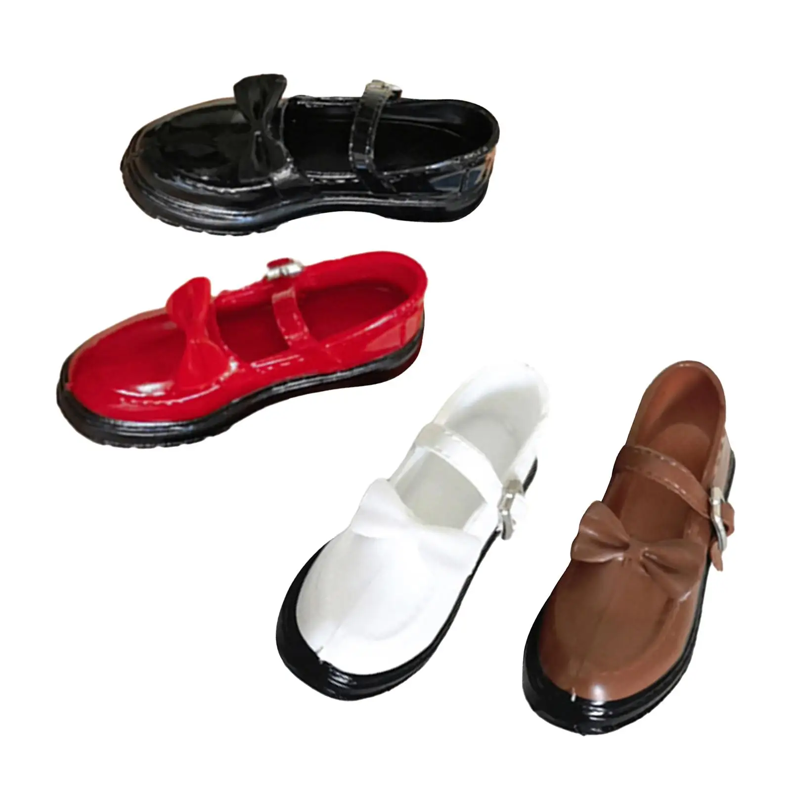 BJD Flat Bottomed Shoes 1/6 Ball Jointed Dolls Shoes for 12in BJD Doll