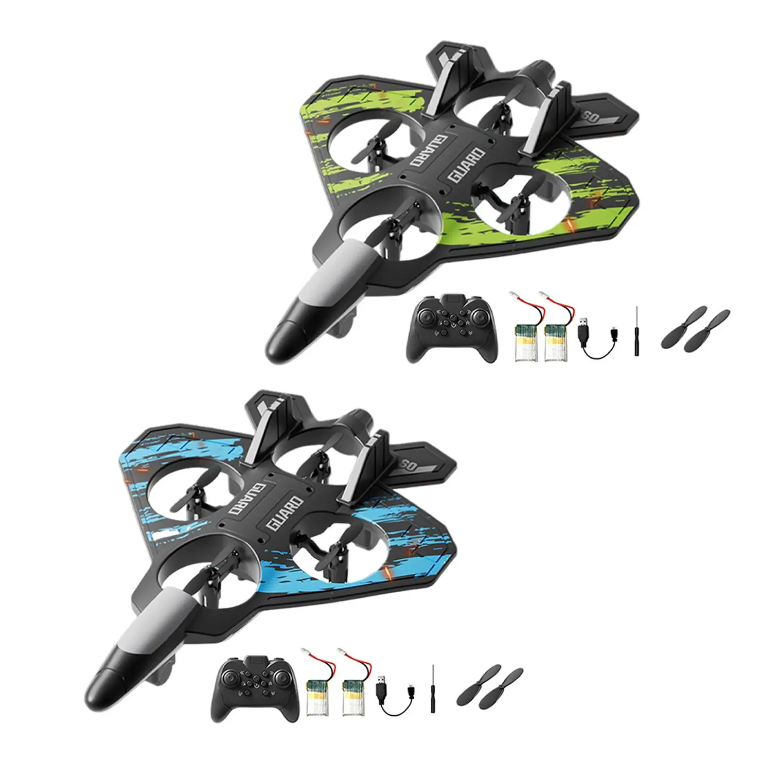 Remote Control Airplane with Colorful Lights Portable Recahrgeable Outdoor Toy for Kids Boys RC Plane Hobby Glider Fighter Model