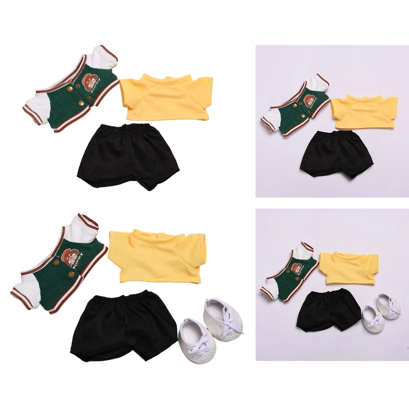 Plush Doll Clothes Plush Doll Accessories Fashion Comfortable Dress up Stuffed Animals Accessories Baseball Suit Doll Clothing