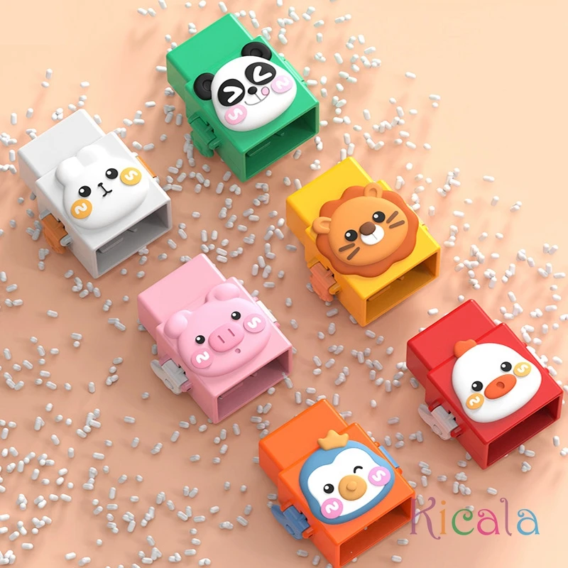 Juguete bloques apilables educativos con animales para bebé - imagen 3