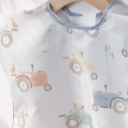 Bata pintura impermeable para niños HappyFlute 3-7 años