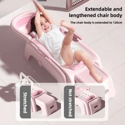 Silla de baño antideslizante plegable ajustable cómodo para bebé