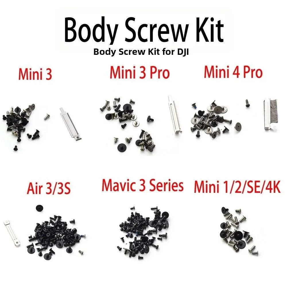 Mini piezas de mantenimiento de aleación del kit de tornillos del cuerpo multiestilo Reparación de piezas de repuesto - imagen 5