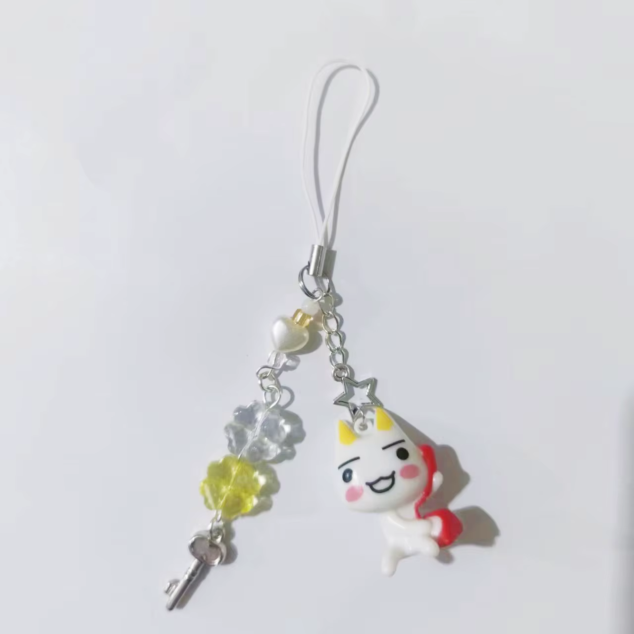 Colgante artesanal con cuentas para móvil bebé – Toro Inoue - imagen 2