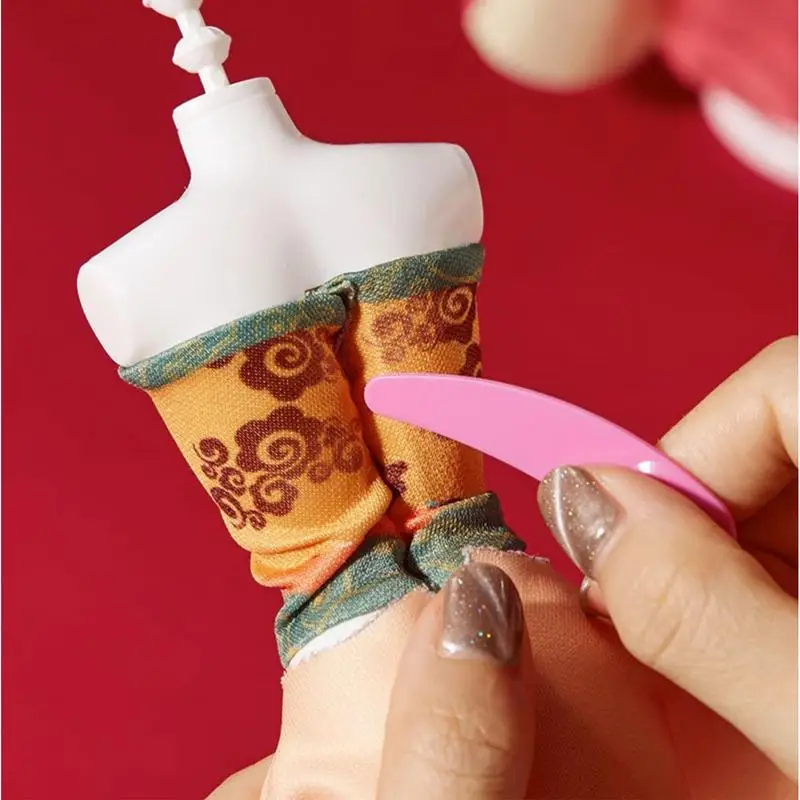 Muñeca de disfraz antigua hecha a mano, capa de educación Cultural, disfraz de muñeca, juguetes de vestir de larga duración para niños y niñas - imagen 2