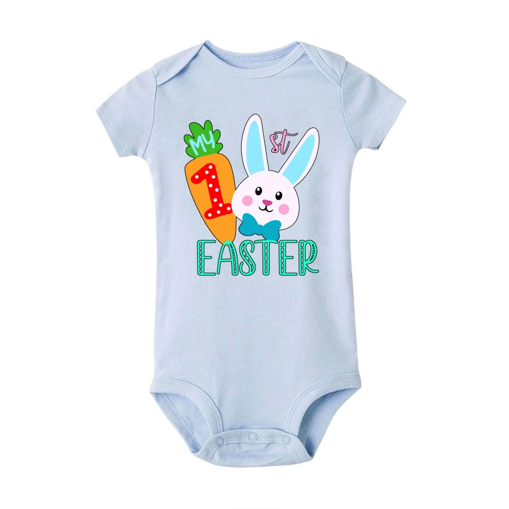 Mameluco de Pascua para bebé con estampado de conejito - imagen 2