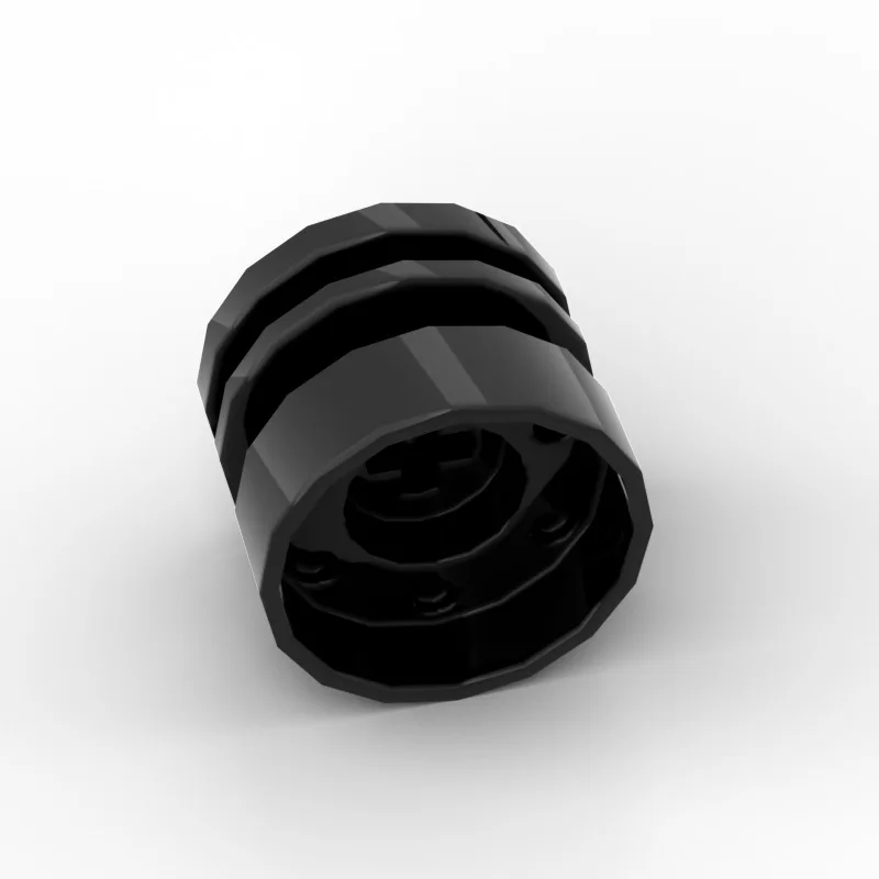 60 uds piezas MOC 55982 rueda 18x14 con orificio de eje Compatible ladrillos DIY montar bloques de construcción partícula chico cerebro juguete para regalo - imagen 3