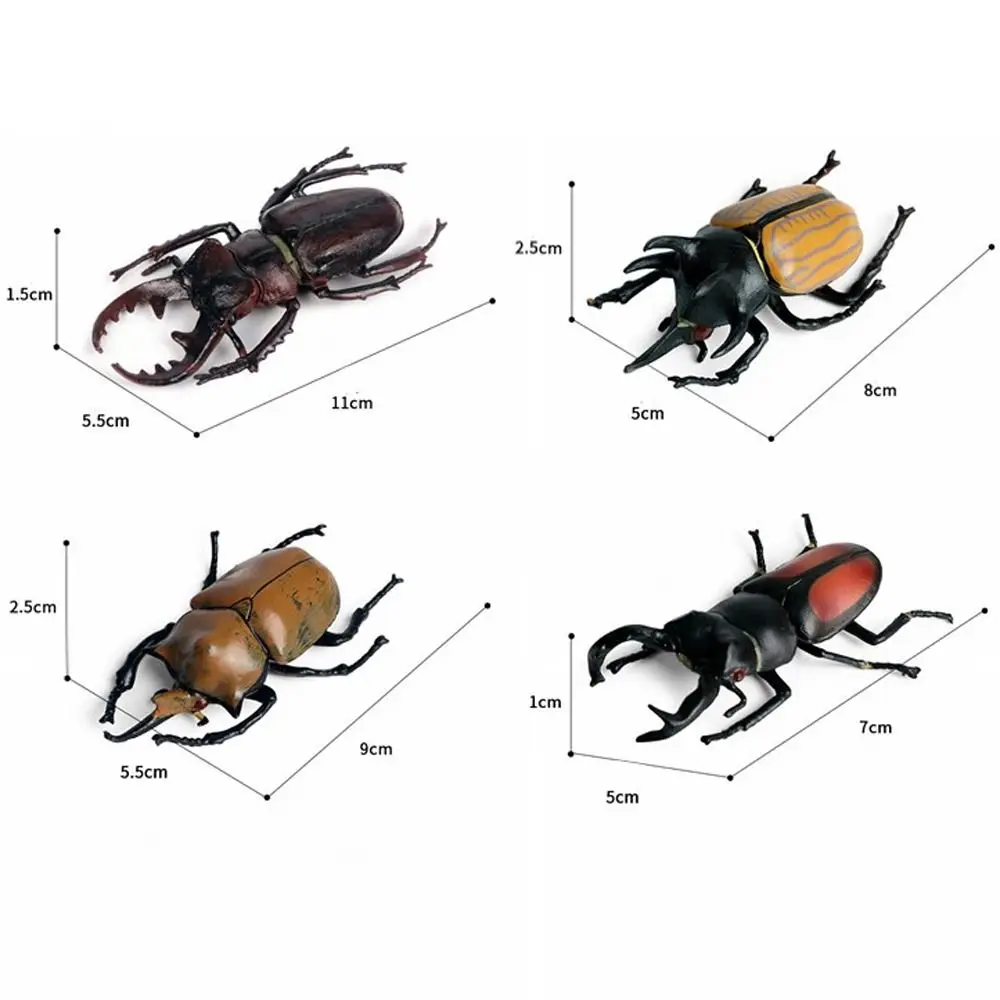Figuras de insectos realistas – Escarabajo de cuernos largos Dynastes - imagen 2
