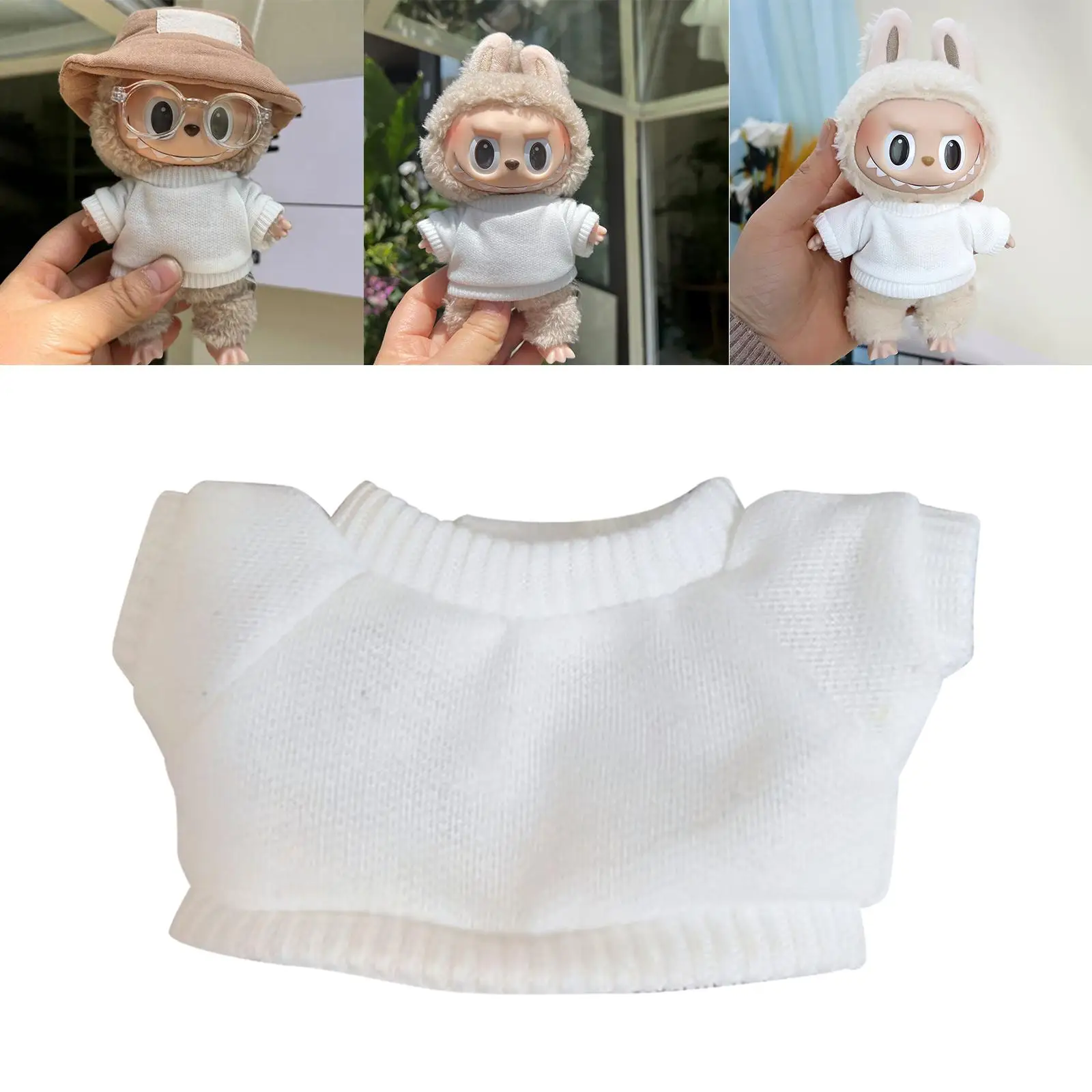 Doll Clothes Decoration Lightweight Soft Making Handmade Gifts Doll Outfit