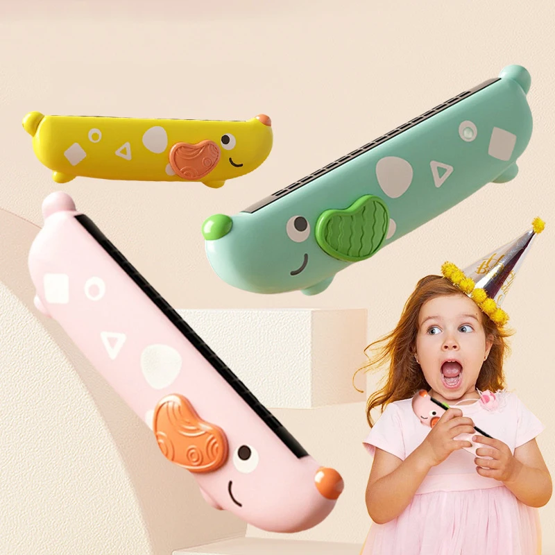 Armónica para niños, instrumento de viento de madera para principiantes, educación infantil, juguetes auténticos de órganos para bebés - imagen 2