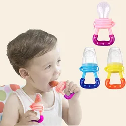 Alimentador de fruta de silicona para bebés – Alivia molestias de dentición
