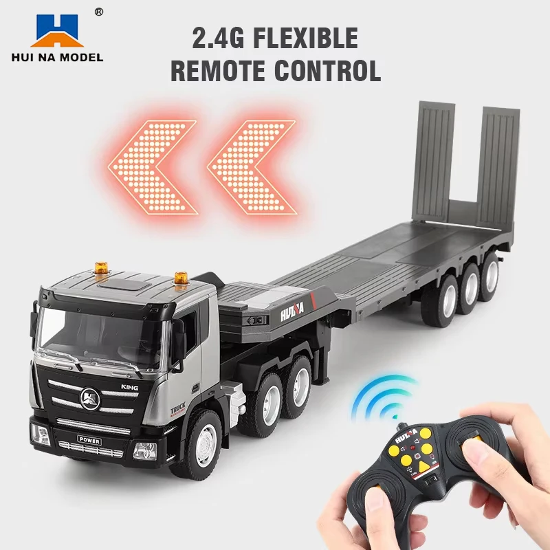 Camión RC 1:24 Huina Flat Truck 9 canales 2,4G para niños - imagen 4