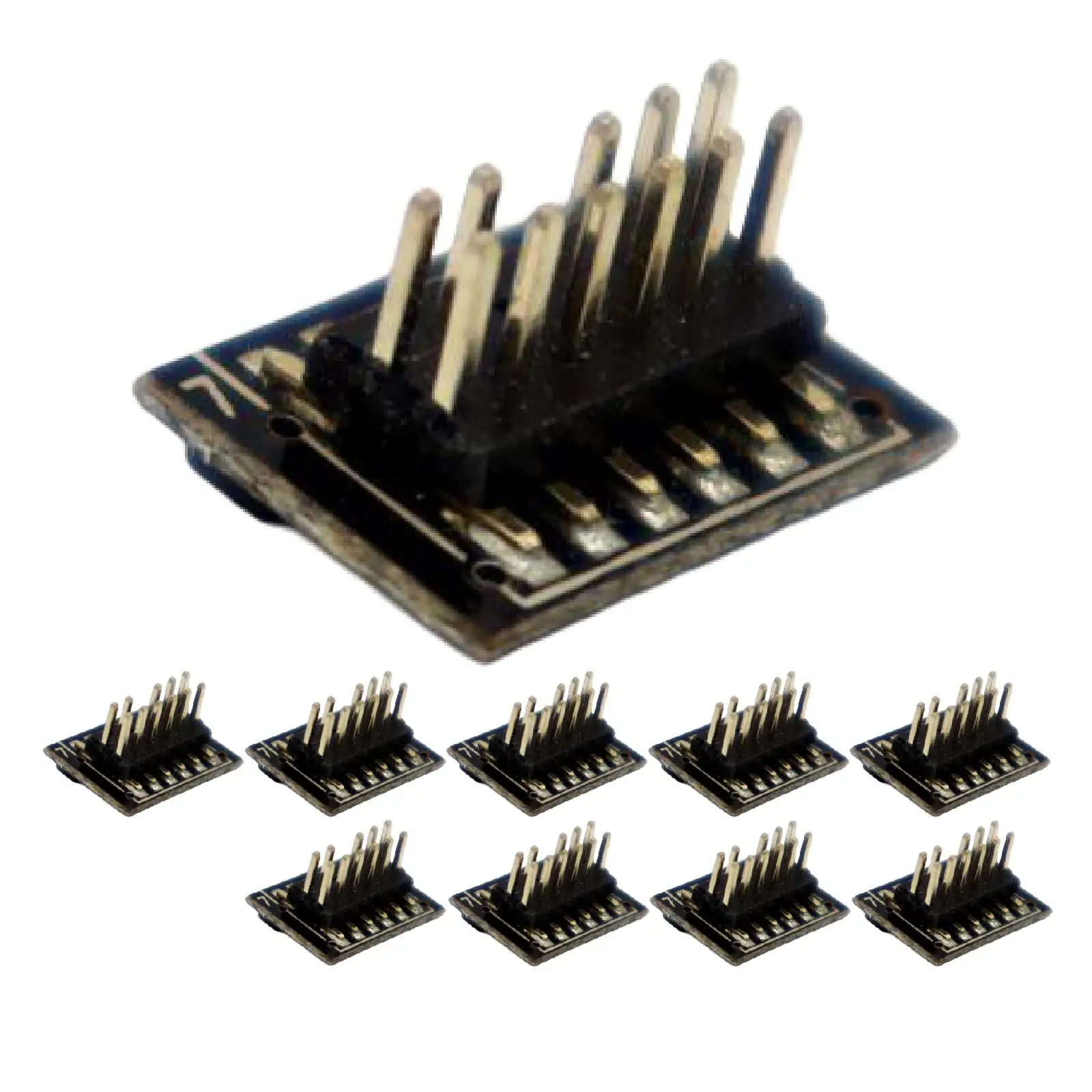 10x Electric Train DC Plug in Board Electric Train Parts Universal,Circuit Board Accessories,for 1/87 HO Scale Toys Hobbies
