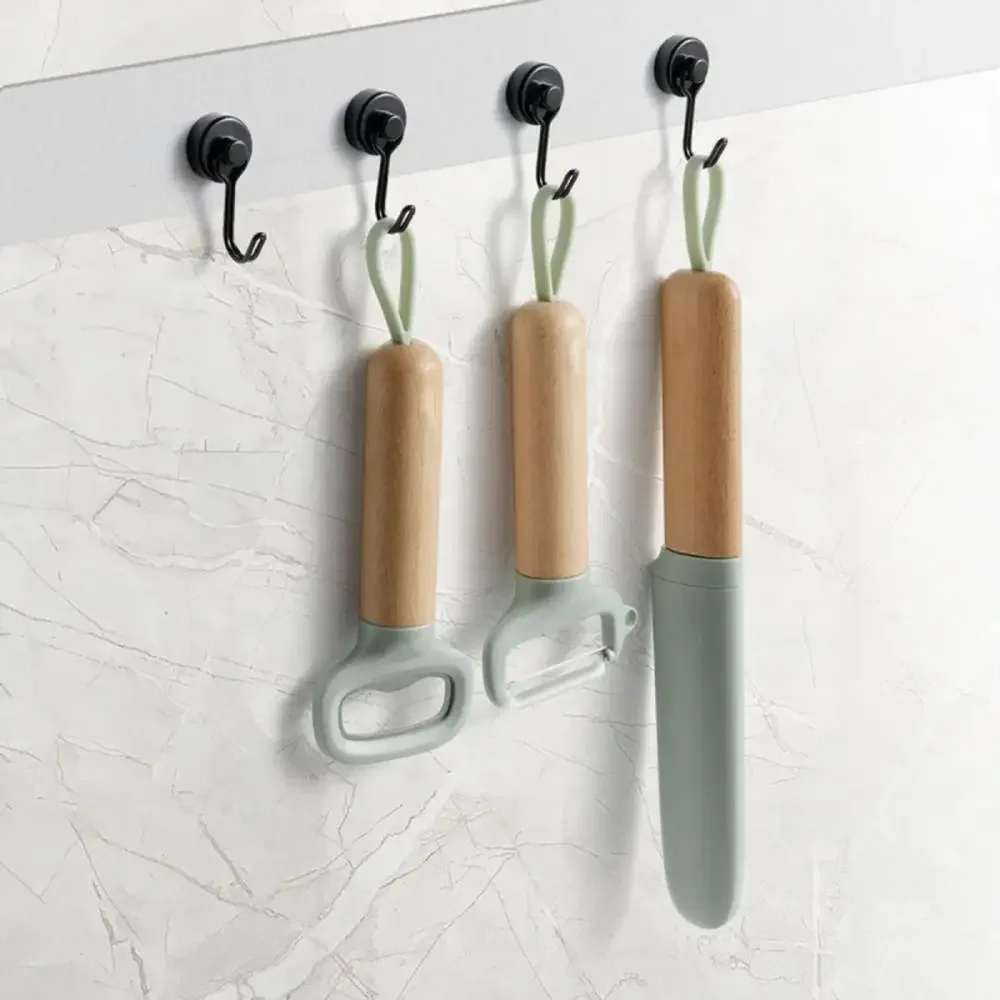 Ganchos magnéticos de neodimio fuerte, pesados, 1/2/4/8 Uds., gancho magnético, gancho giratorio negro y plateado, herramientas para colgar en refrigerador de cocina - imagen 5