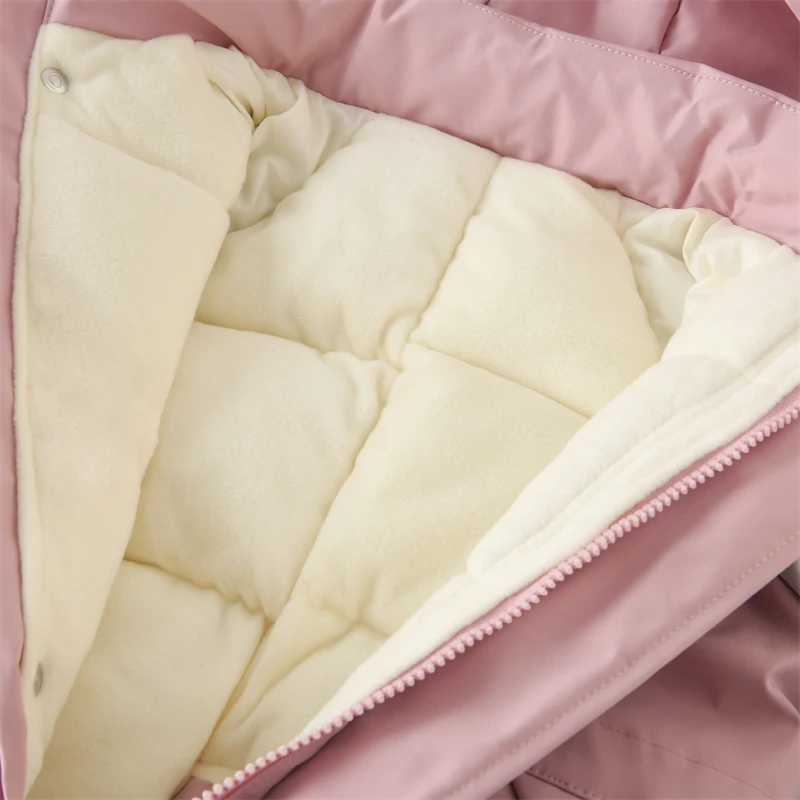 Abrigo de invierno para niños, nueva moda, mono para bebé, traje de esquí cálido para niños, conjunto de ropa impermeable con capucha para bebé de 1 a 5 años - imagen 5