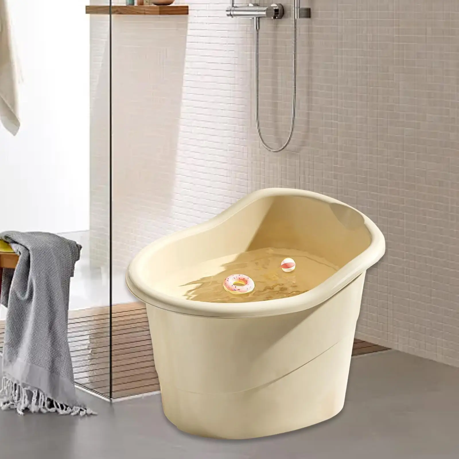 Baby Bath Bucket Non Slip Bottom Sitting up for Boys and Girls Kids Children Baby Bath Bucket Non Slip Bottom Sitting up for Boys and Girls Kids Children